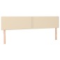 vidaXL Cama box spring con colchón tela color crema 160x200 cm vidaXL Cama box spring con colchón tela color crema 160x200 cm