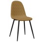 vidaXL Sillas de comedor 4 unidades terciopelo marrón vidaXL Sillas de comedor 4 unidades terciopelo marrón