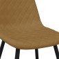 vidaXL Sillas de comedor 4 unidades terciopelo marrón vidaXL Sillas de comedor 4 unidades terciopelo marrón