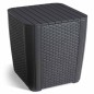 Keter Juego de muebles de balcón Miami 5 piezas grafito 223815 Keter Juego de muebles de balcón Miami 5 piezas grafito 223815