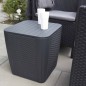Keter Juego de muebles de balcón Miami 5 piezas grafito 223815 Keter Juego de muebles de balcón Miami 5 piezas grafito 223815