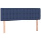vidaXL Cama box spring con colchón tela azul 140x190 cm vidaXL Cama box spring con colchón tela azul 140x190 cm