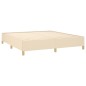 vidaXL Cama box spring con colchón tela color crema 180x200 cm vidaXL Cama box spring con colchón tela color crema 180x200 cm