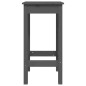 vidaXL Set de bar 5 piezas madera maciza de pino gris vidaXL Set de bar 5 piezas madera maciza de pino gris