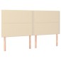 vidaXL Cama box spring con colchón tela color crema 180x200 cm vidaXL Cama box spring con colchón tela color crema 180x200 cm