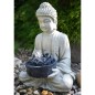HEISSNER Figura de estanque Buda 37x31x50 cm gris HEISSNER Figura de estanque Buda 37x31x50 cm gris
