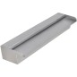 vidaXL Fuente cascada rectangular piscina acero inoxidable 45 cm vidaXL Fuente cascada rectangular piscina acero inoxidable 45 cm