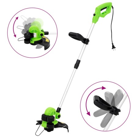 vidaXL Cortacésped telescópico eléctrico 29 cm 550 W