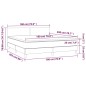 vidaXL Cama box spring con colchón tela color crema 180x200 cm vidaXL Cama box spring con colchón tela color crema 180x200 cm