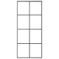vidaXL Puerta corredera con set herrajes vidrio ESG aluminio 90x205 cm vidaXL Puerta corredera con set herrajes vidrio ESG aluminio 90x205 cm