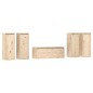 vidaXL Muebles para TV 5 piezas madera maciza de pino vidaXL Muebles para TV 5 piezas madera maciza de pino