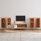 vidaXL Muebles para TV 5 piezas madera maciza de pino vidaXL Muebles para TV 5 piezas madera maciza de pino