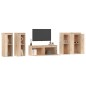 vidaXL Muebles para TV 5 piezas madera maciza de pino vidaXL Muebles para TV 5 piezas madera maciza de pino