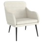 vidaXL Sillón de terciopelo color crema 63x76x80 cm vidaXL Sillón de terciopelo color crema 63x76x80 cm
