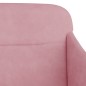 vidaXL Banco de terciopelo rosa 110x76x80 cm vidaXL Banco de terciopelo rosa 110x76x80 cm