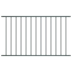 vidaXL Panel valla acero recubrimiento polvo gris antracita 1,7x0,75m
