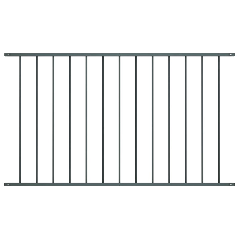 vidaXL Panel valla acero recubrimiento polvo gris antracita 1,7x0,75m vidaXL Panel valla acero recubrimiento polvo gris antracita 1,7x0,75m