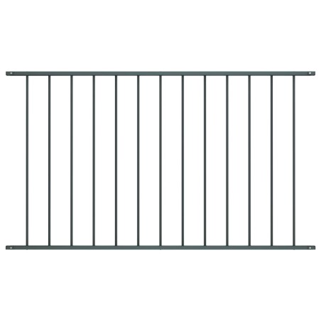 vidaXL Panel valla acero recubrimiento polvo gris antracita 1,7x0,75m