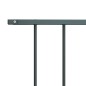 vidaXL Panel valla acero recubrimiento polvo gris antracita 1,7x0,75m vidaXL Panel valla acero recubrimiento polvo gris antracita 1,7x0,75m