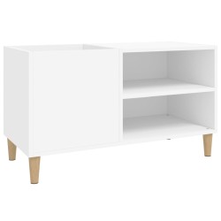 vidaXL Mueble para discos madera contrachapada blanco 84,5x38x48 cm