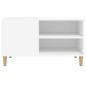 vidaXL Mueble para discos madera contrachapada blanco 84,5x38x48 cm vidaXL Mueble para discos madera contrachapada blanco 84,5x38x48 cm