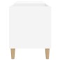 vidaXL Mueble para discos madera contrachapada blanco 84,5x38x48 cm vidaXL Mueble para discos madera contrachapada blanco 84,5x38x48 cm