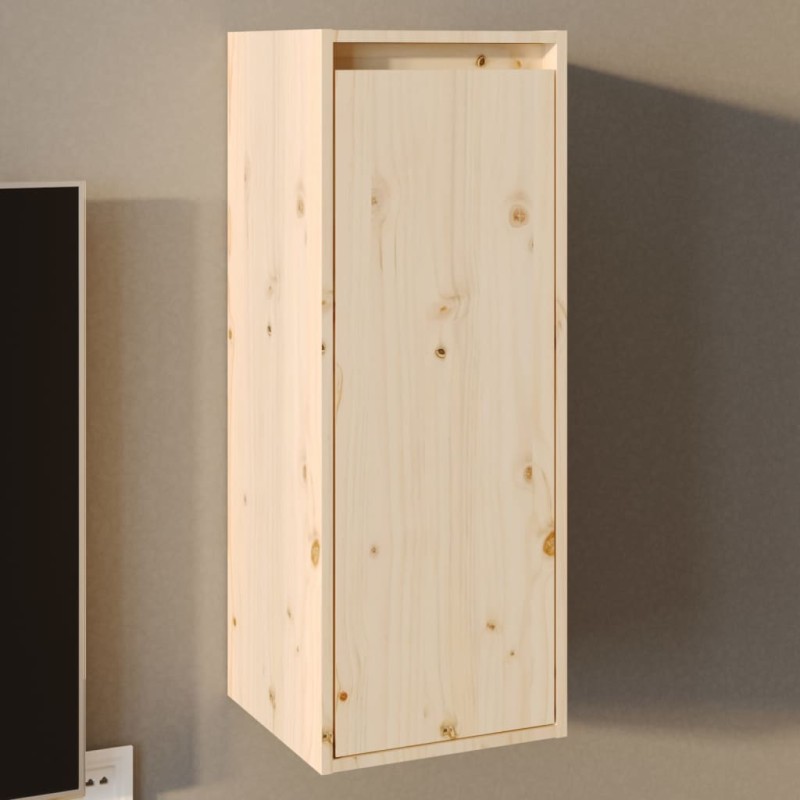 vidaXL Armario de pared de madera maciza de pino 30x30x80 cm vidaXL Armario de pared de madera maciza de pino 30x30x80 cm