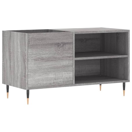 vidaXL Mueble de discos madera de ingeniería gris Sonoma 85x38x48 cm