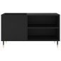 vidaXL Mueble de discos madera de ingeniería negro 85x38x48 cm vidaXL Mueble de discos madera de ingeniería negro 85x38x48 cm