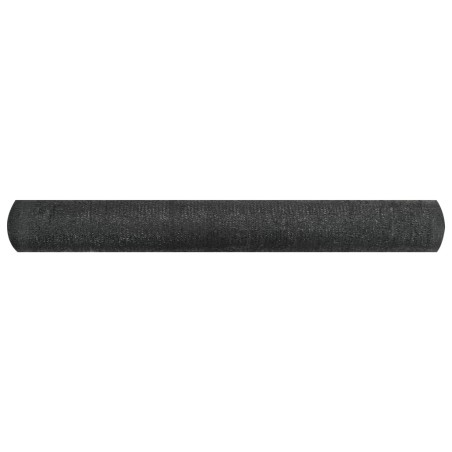 vidaXL Red de privacidad HDPE negro 1,8x50 m 195 g/m² 