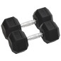 vidaXL Mancuernas 2 unidades hierro fundido 25 kg vidaXL Mancuernas 2 unidades hierro fundido 25 kg