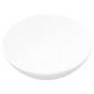 vidaXL Lavabo de cuarto de baño redondo cerámica blanco vidaXL Lavabo de cuarto de baño redondo cerámica blanco