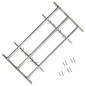 vidaXL Reja de seguridad ajustable ventana con 3 barras 500-650 mm