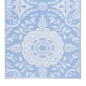 vidaXL Alfombra de exterior PP azul bebé 120x180 cm vidaXL Alfombra de exterior PP azul bebé 120x180 cm