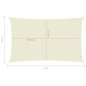 vidaXL Toldo de vela crema HDPE 160 g/m² 4x7 m vidaXL Toldo de vela crema HDPE 160 g/m² 4x7 m