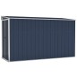 vidaXL Cobertizo de jardín de pared acero galvanizado 118x288x178 cm vidaXL Cobertizo de jardín de pared acero galvanizado 118x288x178 cm