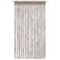 vidaXL Cortina de macramé algodón gris taupé 140x240 cm vidaXL Cortina de macramé algodón gris taupé 140x240 cm