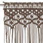 vidaXL Cortina de macramé algodón gris taupé 140x240 cm vidaXL Cortina de macramé algodón gris taupé 140x240 cm