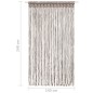 vidaXL Cortina de macramé algodón gris taupé 140x240 cm vidaXL Cortina de macramé algodón gris taupé 140x240 cm