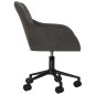 vidaXL Silla de oficina giratoria de terciopelo gris oscuro vidaXL Silla de oficina giratoria de terciopelo gris oscuro