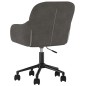 vidaXL Silla de oficina giratoria de terciopelo gris oscuro vidaXL Silla de oficina giratoria de terciopelo gris oscuro