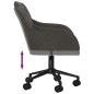 vidaXL Silla de oficina giratoria de terciopelo gris oscuro vidaXL Silla de oficina giratoria de terciopelo gris oscuro