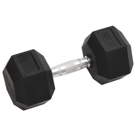 vidaXL Mancuerna hierro fundido 17,5 kg