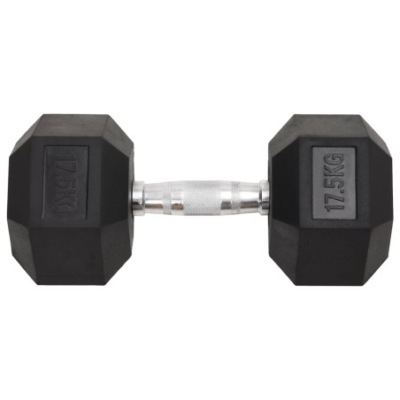 vidaXL Mancuerna hierro fundido 17,5 kg