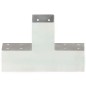 vidaXL Conectores de postes en X 4 uds metal galvanizado 71x71 mm vidaXL Conectores de postes en X 4 uds metal galvanizado 71x71 mm