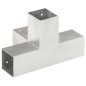 vidaXL Conectores de postes en X 4 uds metal galvanizado 71x71 mm vidaXL Conectores de postes en X 4 uds metal galvanizado 71x71 mm