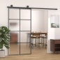 vidaXL Puerta corredera set herrajes vidrio ESG aluminio 102,5x205 cm vidaXL Puerta corredera set herrajes vidrio ESG aluminio 102,5x205 cm