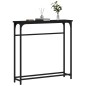 vidaXL Mesa consola madera de ingeniería negra 75x19,5x75 cm vidaXL Mesa consola madera de ingeniería negra 75x19,5x75 cm
