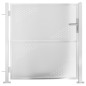 vidaXL Puerta de jardín de acero inoxidable 100x100 cm vidaXL Puerta de jardín de acero inoxidable 100x100 cm