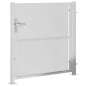 vidaXL Puerta de jardín de acero inoxidable 100x100 cm vidaXL Puerta de jardín de acero inoxidable 100x100 cm